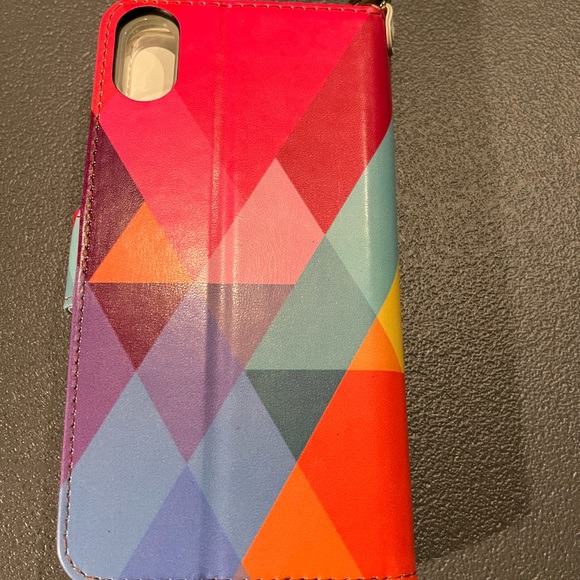 Iphone Phone Case & Credit Card Holder Wristlet Wallet Case. 6.5 Inch Screen - Picture 2 of 4